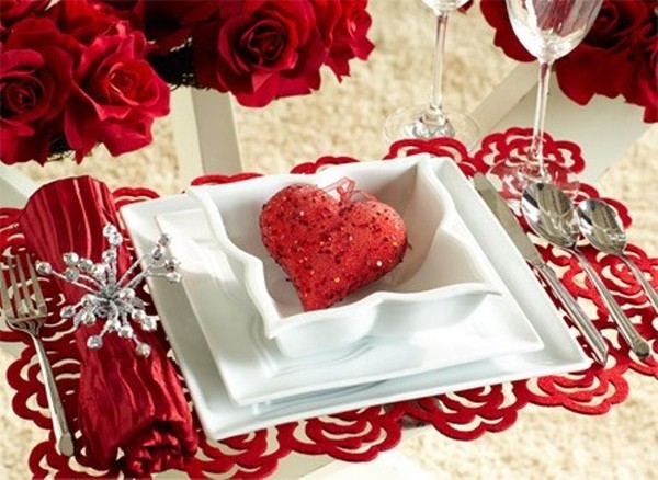 Романтический ужин: варианты сервировки стола, фото № 15