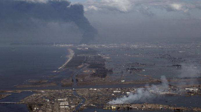 самое крупное цунами в Японии