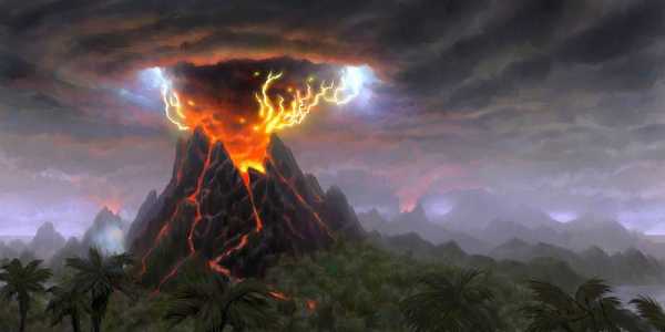 Древние вулканы Земли