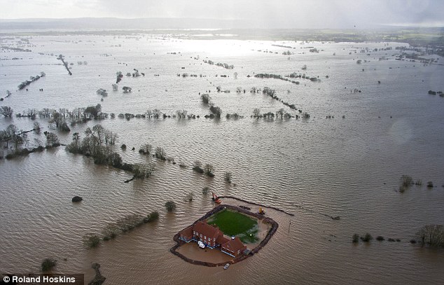 What a difference a few months make! The Somerset Levels were flooded for months in a harsh, stormy winter - but each of the last seven months has seen warmer-than-average temperatures