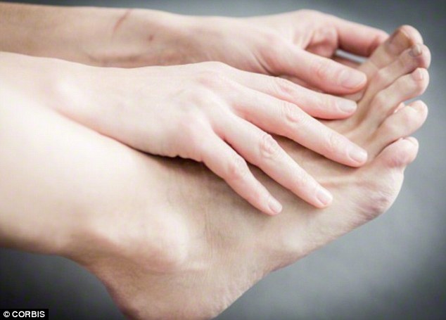 Losing the hair on the feet - and also the lower leg - can be a symptom of peripheral artery disease