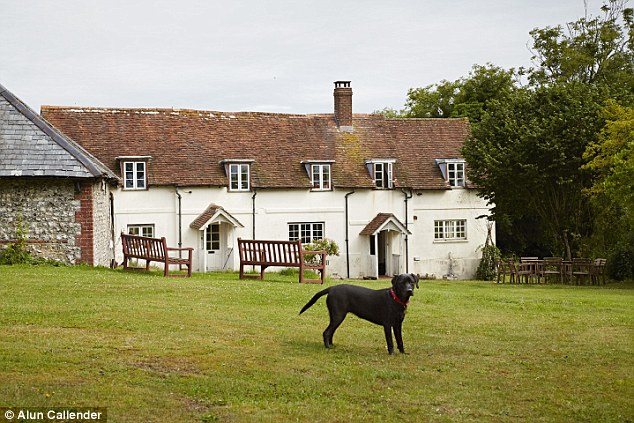 Sarah adds: ‘The details barely mentioned the barn and dairy that came with it. We couldn’t believe our luck.’ couldn’t believe our luck.’ Sarah and Pete have a five-year plan to link the outbuildings with the main house: ‘Against my natural instinct to get things done fast, I’m having to take one step at a time’