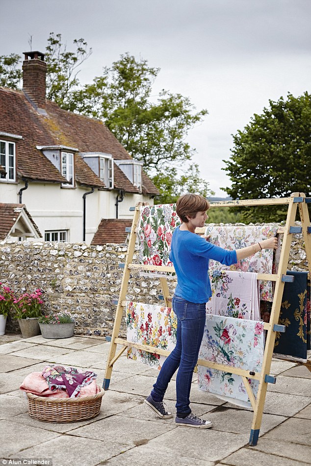 The family’s home sits on the edge of the South Downs. ‘Fortunately for us, it wasn’t brilliantly listed on the internet, so it was easy to miss,’ says Sarah.