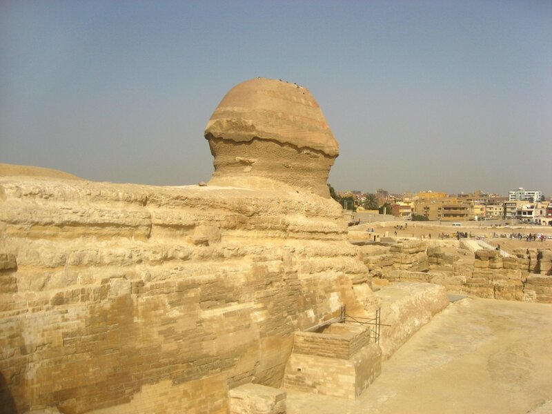 Статуя Сфинкса в Египте - большой сфинкс в Гизе - ЮНЕСКО, Руины, Пустыня, Достопримечательности - egypt, giza