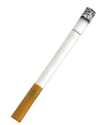 Сигарета с пеплом