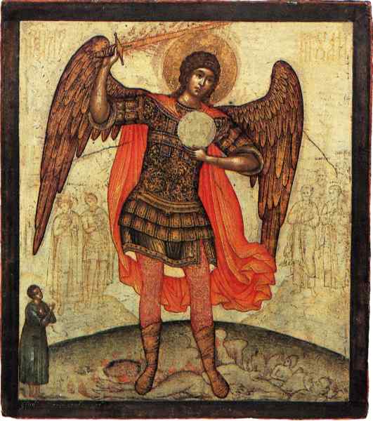 архангел михаил попирающий сатану