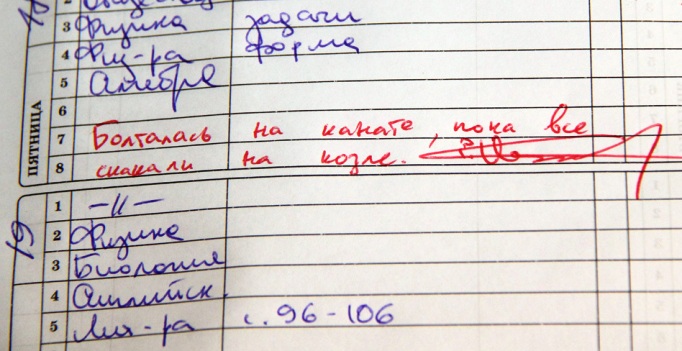 Сорвал урок. Кричал «Крым наш!»