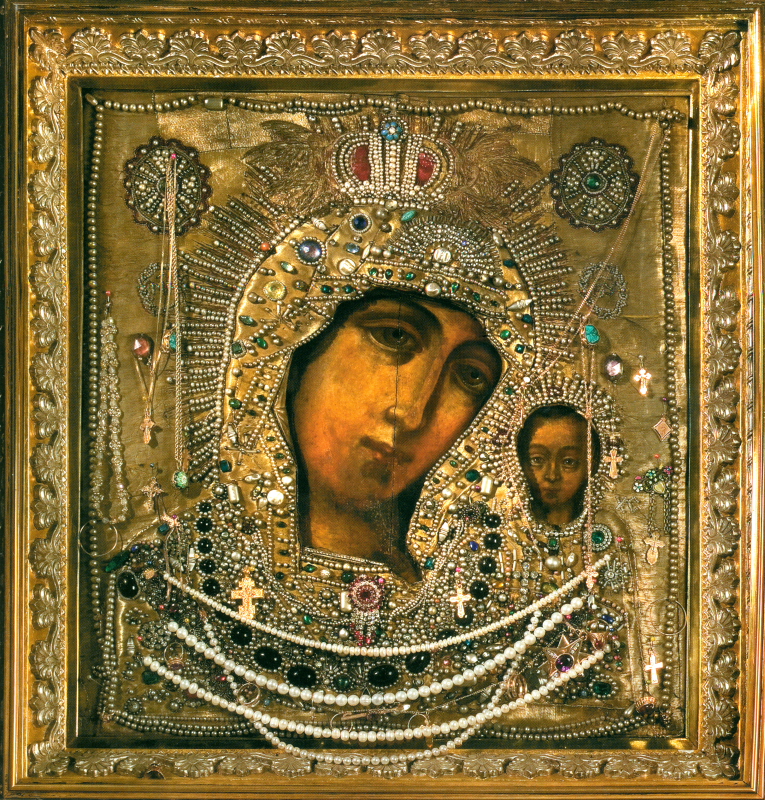 Казанская икона Богородицы. Список из Казанского собора в Санкт-Петербурге