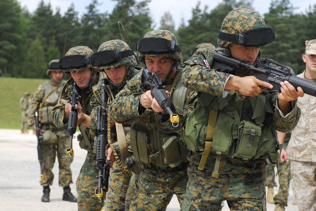 Военные в неспокойное время