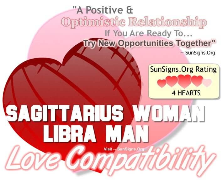 sagittarius woman libra man