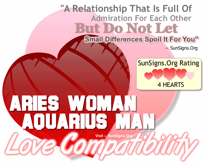 Aries Woman Aquarius Man Love Compatibility