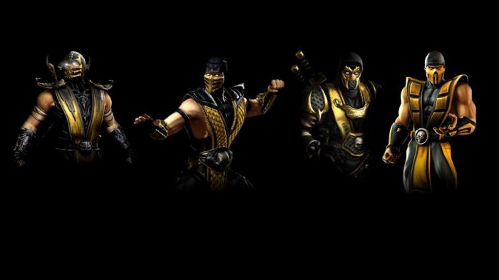 mortal kombat скорпион