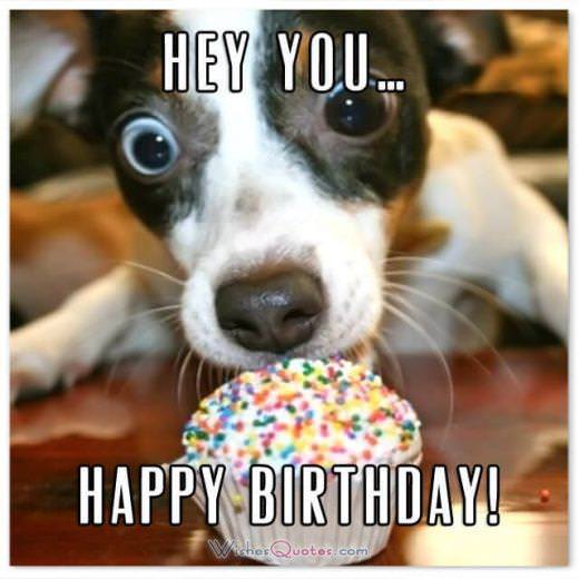 Funny Birthday Wishes for Friends: HEY YOU… HAPPY BIRTHDAY